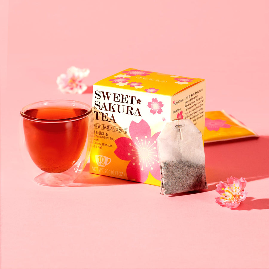 Sweet Sakura Hojicha Tea