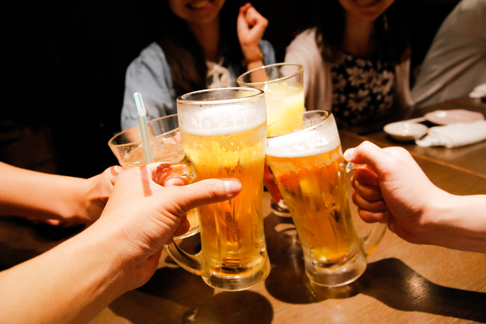Drinking with coworkers in Japan