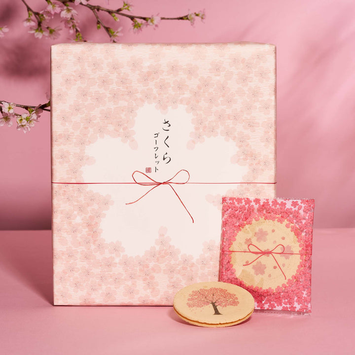 Sakura Gaufrette Wafers Box (15 Pieces, 2 Flavors)