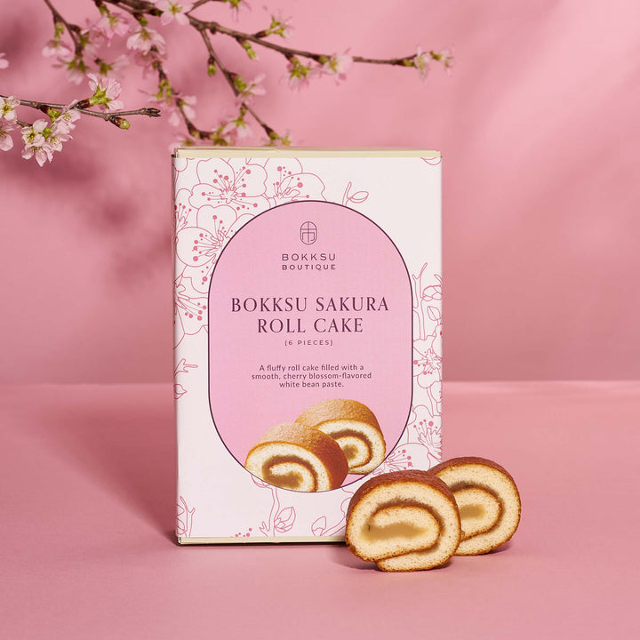 Bokksu Original Sakura Roll Cake (6 Pieces)
