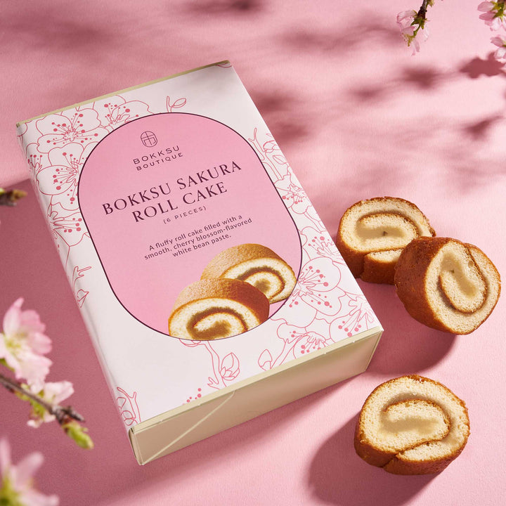 Bokksu Original Sakura Roll Cake (6 Pieces)