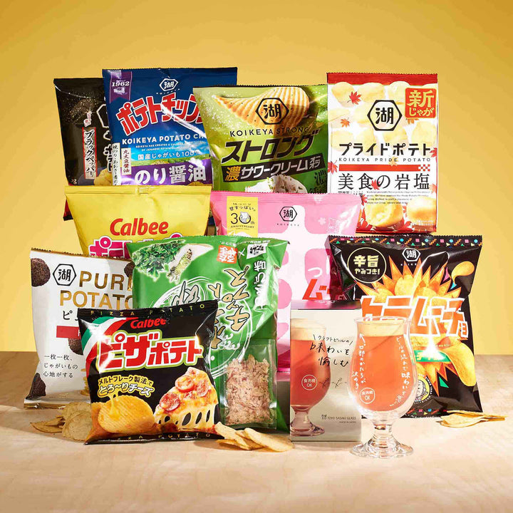 Gift box 25 popular Japanese snacks