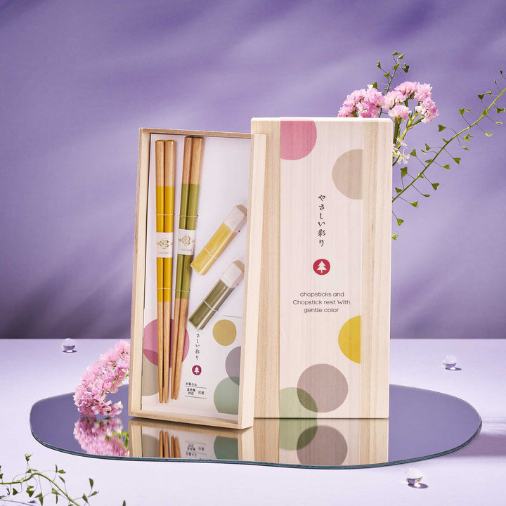 Premium Chopsticks and Rests Gift Box