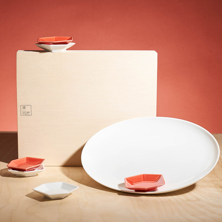 Japanese Oiwai Plate Gift Box