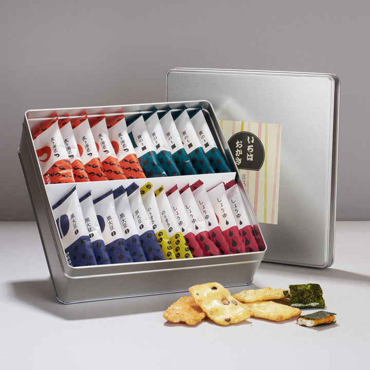 Iroha Okaki Classic Senbei Gift Box (27 Pieces, 5 Flavors)
