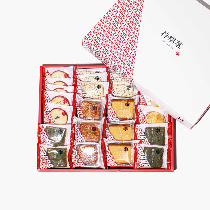 Nakajima Taishodo Japanese Gift Box: (25 Pieces, 6 Flavors)