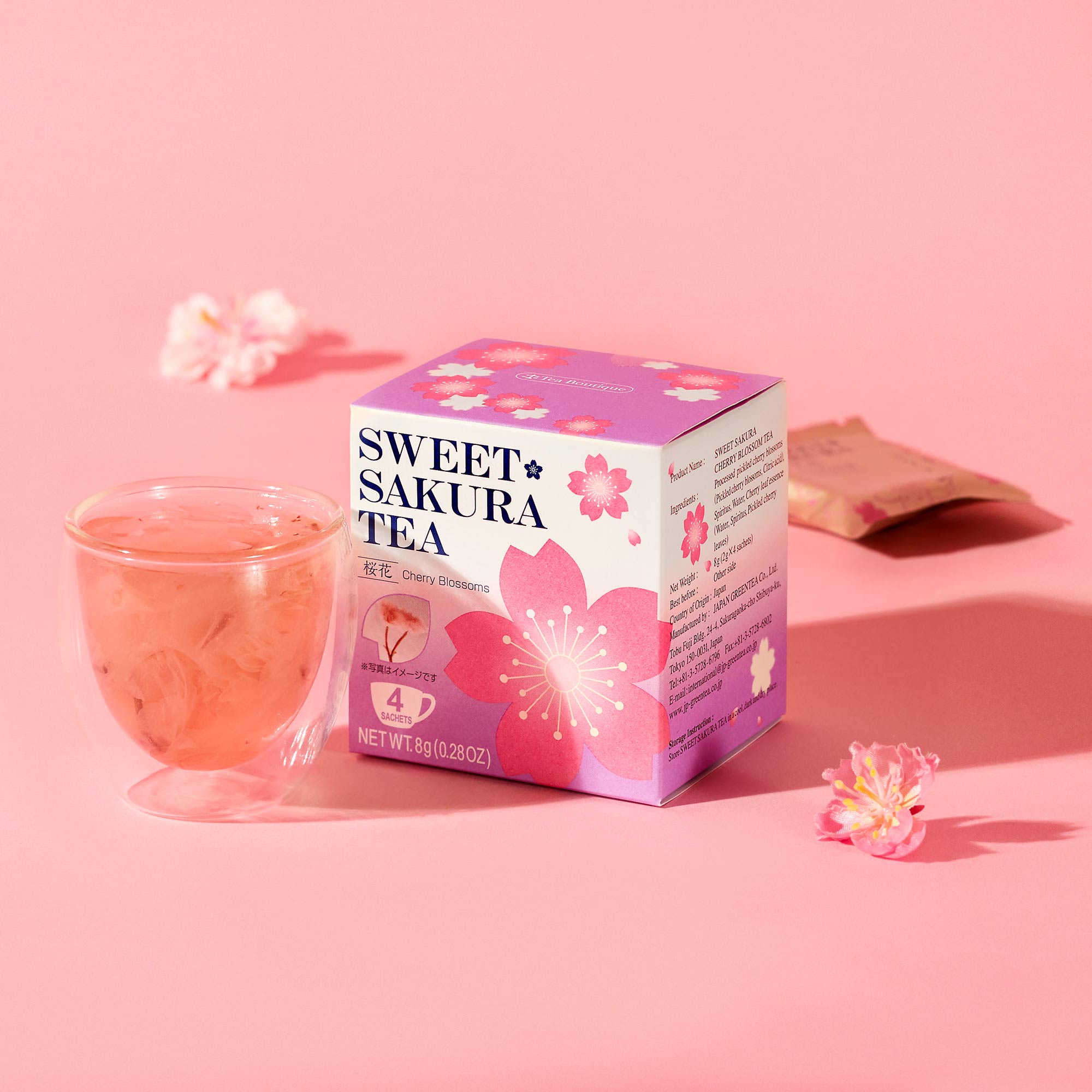 Sweet Sakura Tea Bokksu Japanese Tea